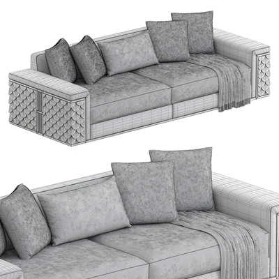 Prens metal sofa — Ver 3