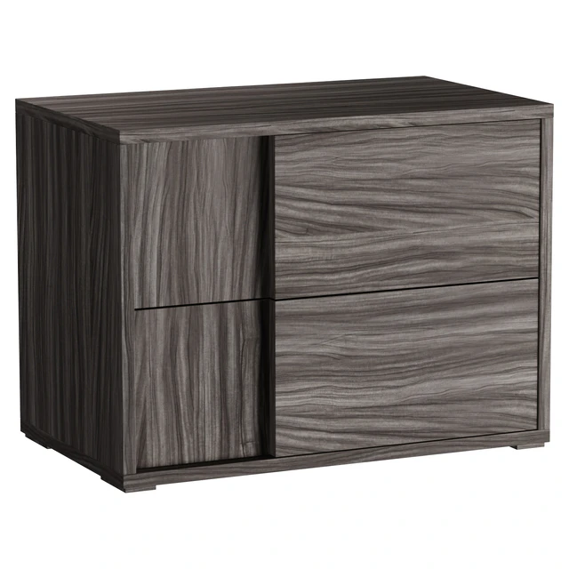 Vig Furniture Nova Domus Asus - Italian Modern Elm Gray Nightstand — Descargar
