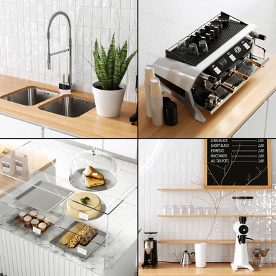 COFFEE SHOP 4 (Corona, Vray) — View 2