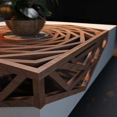 Hanako coffee table by Vito Selma — Ver 2
