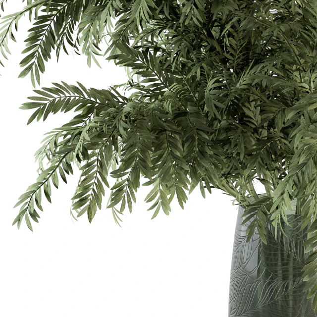 Bouquet - Green Branch in Glass vase 64 — Descargar