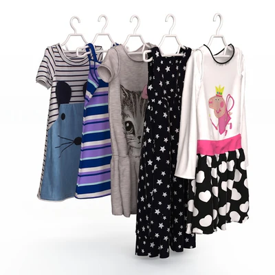 Children's clothing on hangers 2 — Ver 2