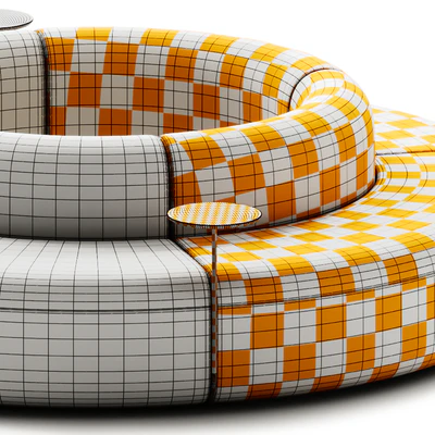 ARTIKO Sectional modular fabric sofa AT 20 by MDD — Ver 2