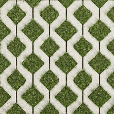 Collection plant vol 398 - grass - concrete - tileable — Вид 2