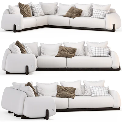 Диван от фабрики Natuzzi, серия Mirai Set 1 — Вид 1