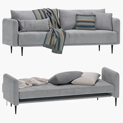 Sofa Loft Sayle Barhat Emerald / Диван Сайле — Ver 3
