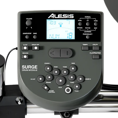 Барабанная установка ALESIS surge mesh kit. Музыкальный инструмент — Вид 3