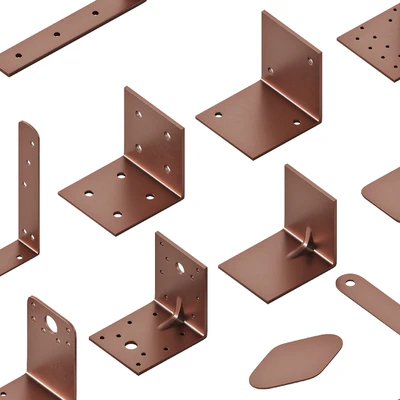 Set of metal corners, brackets and fasteners — Ver 2