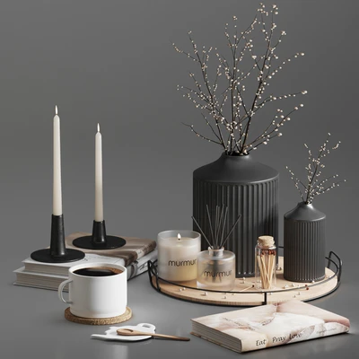 Decorative set 01 With Murmur candle and diffuser — Вид 1