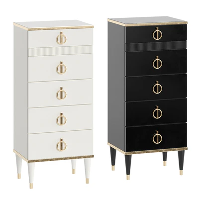Chest of drawers Rimini Solo narrow with bar — Ver 1