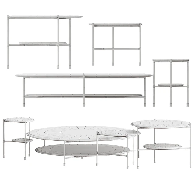 Meridiani ADRIAN Round coffee table — Скачать