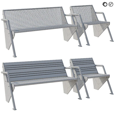 Скамейки Boomerang Punto Group Design — Вид 2