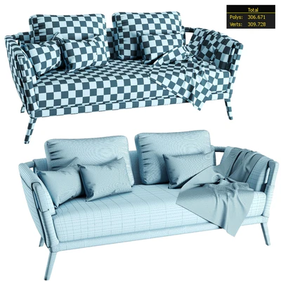 Gaudi sofa by flou — Ver 3