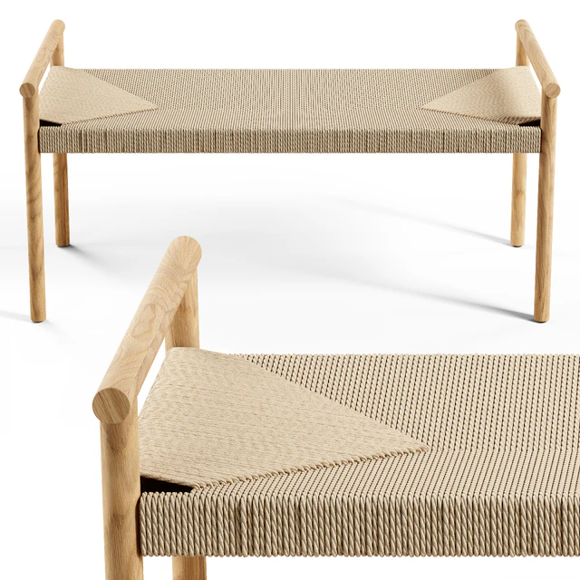 Zara Home - The braided bench - Large — Скачать
