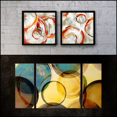 The picture in the frame: a collection of 70. Abstract — Ver 2