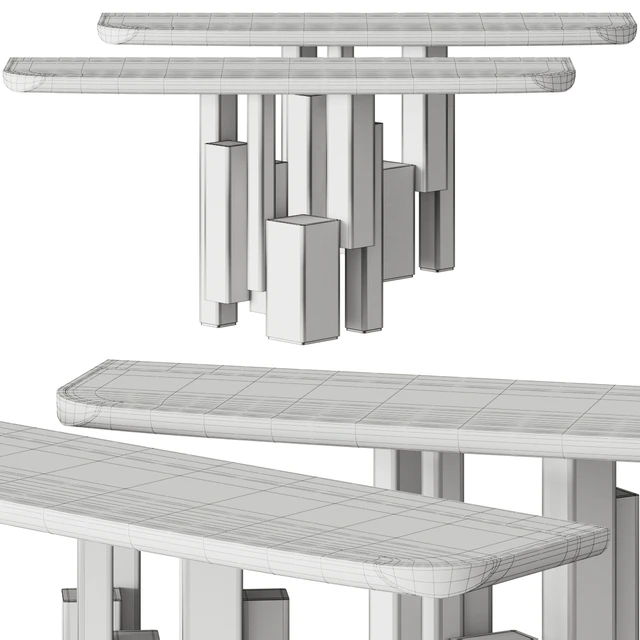 Cattelan Italia Skyline Keramik Premium Console Tables — Скачать