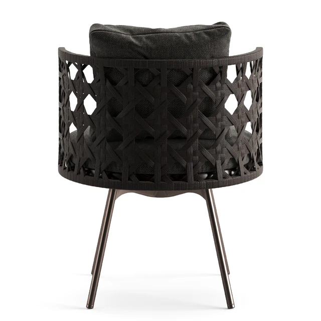 Minotti Torii Nest Dining Little Armchair — Скачать