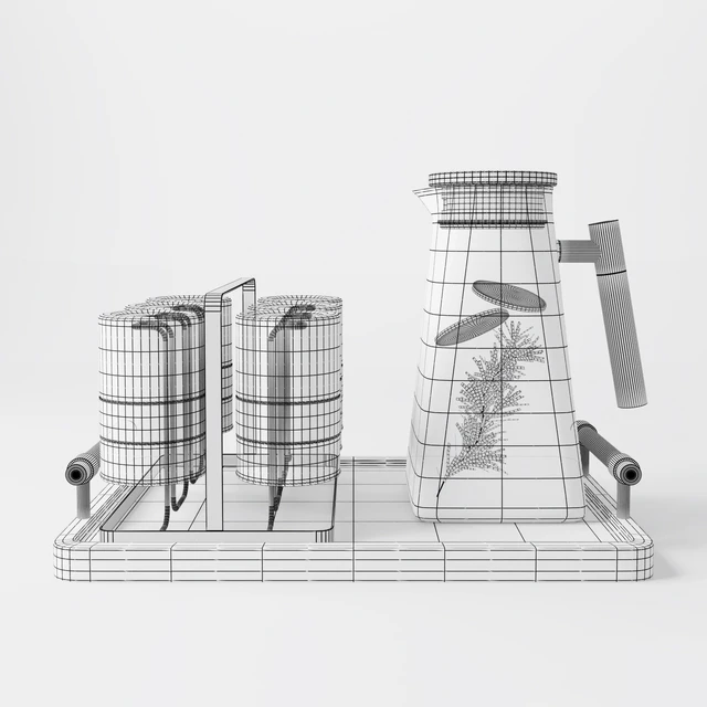 Glass Decanter Set 3 — Скачать