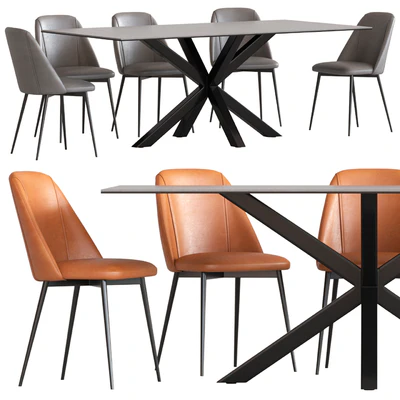 Cult Furniture Heaven 8 Seat Dining Table and Marco Chair — Ver 3