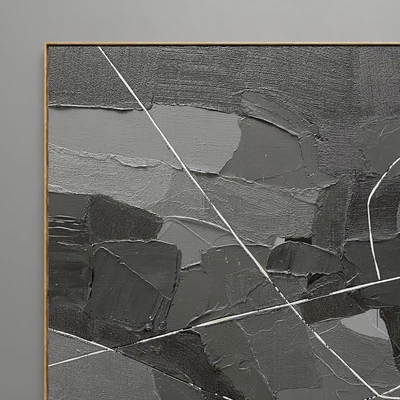 Plaster two square photo frames 19 — Ver 2