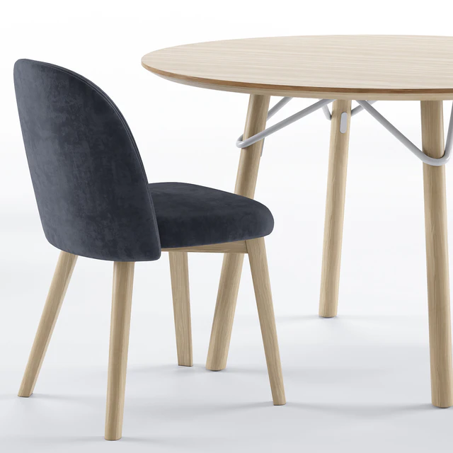 Tria table and Tuka chair - connubia calligaris — Descargar
