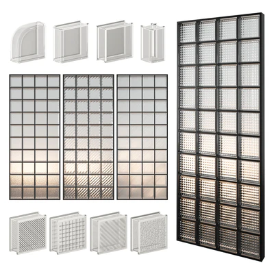Glass Block Wall 09 — Вид 1