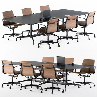 Meeting Table with office chair — Ver 1