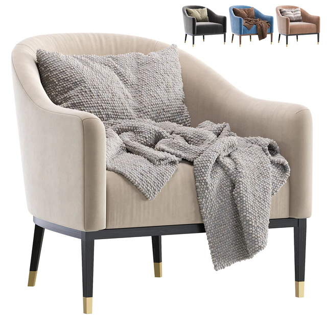 Armchair SHIPROK by Cazarina Interiors/Кресло ШИПРОК — Скачать