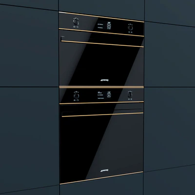 Smeg - духовой шкаф SFP6603NRE и компактный духовой шкаф SF4603MCNR — Вид 1