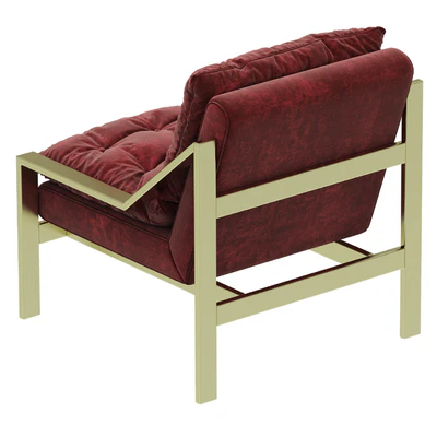 Loft Concept Accent Velvet Armchair — Ver 3