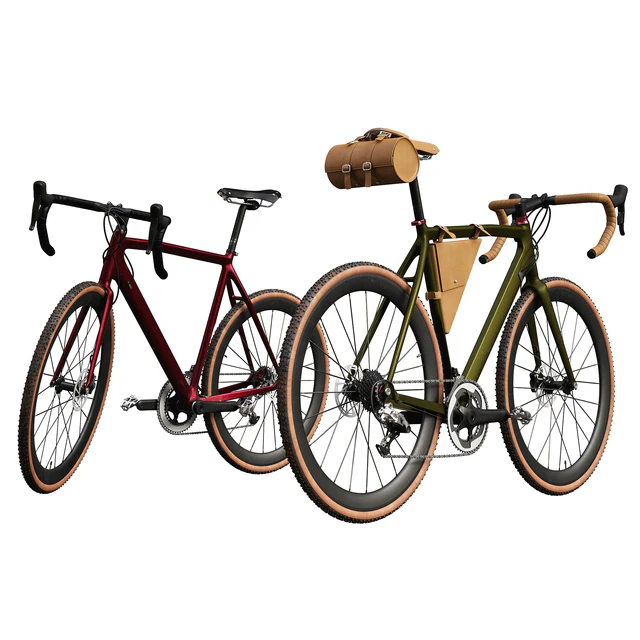 Modern bicycle in two shades — Скачать