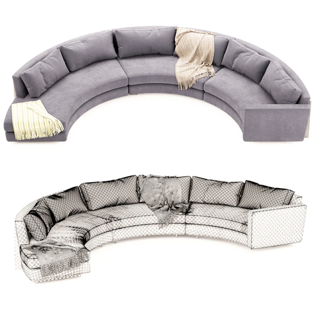 Thayer coggin round sofa — Descargar