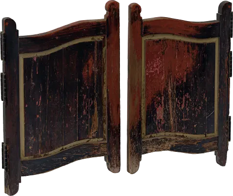 stained wooden swing door 001 — Скачать