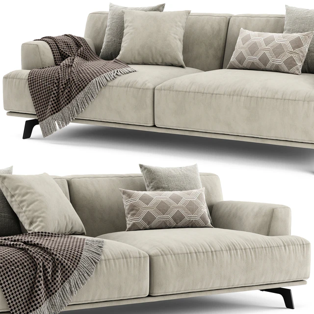 Poliform Tribeca 2 Seats Sofa — Скачать