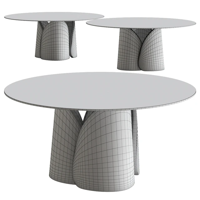 Petalo Round Table by Lithos Design — Скачать