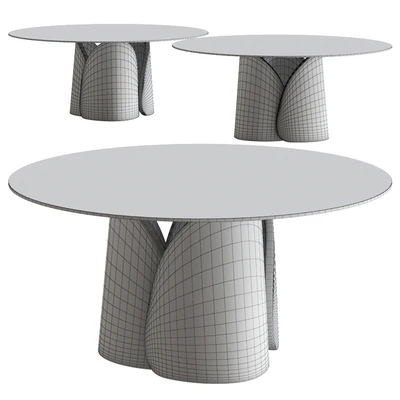 Petalo Round Table by Lithos Design — Вид 2