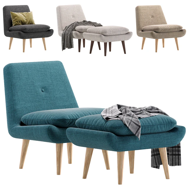 Armchair Vincey Soft Ocean divan.ru/Кресло Винси диван.ру — Descargar