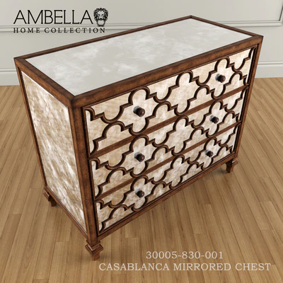 Ambella Home CASABLANCA MIRRORED CHEST — Ver 1