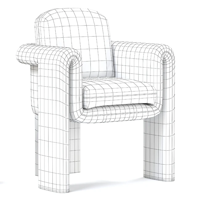 Floria Velvet Chair — Descargar