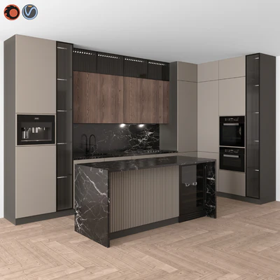 Kitchen Modern 16 (Corner Kitchen) — Ver 1