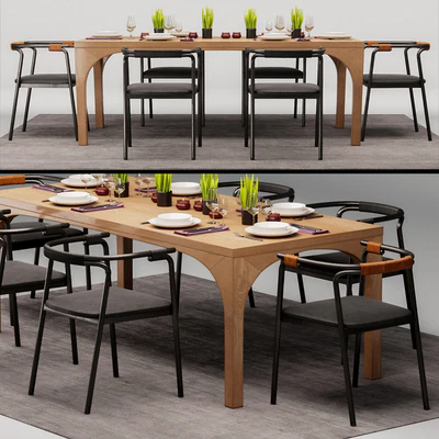 Living Divani dining group — Ver 1