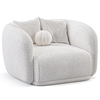 Troy Fabric Armchair — Ver 2