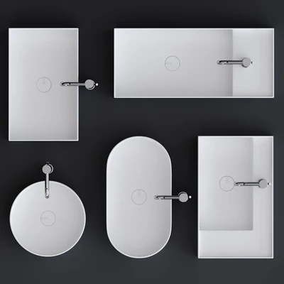 Alice Ceramica Hide Washbasin Set 2 — Ver 2