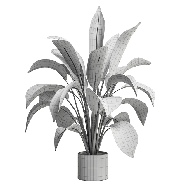 Indoor Plants in Ferm Living Bau Pot Large - Set 136 — Скачать