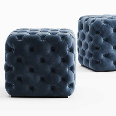 Porada Micol dressing table and Alcide pouf — Ver 3