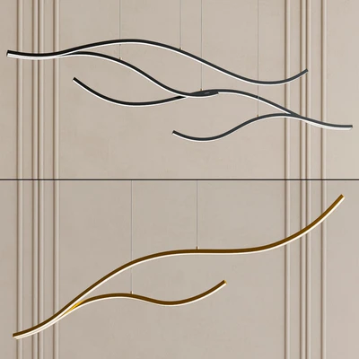 Minimalist Luxe Chandelier 09 — Ver 2