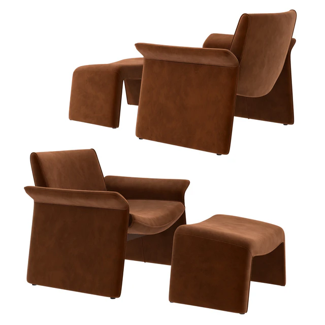 Verellen furniture Oakley lounge chair and ottoman — Descargar