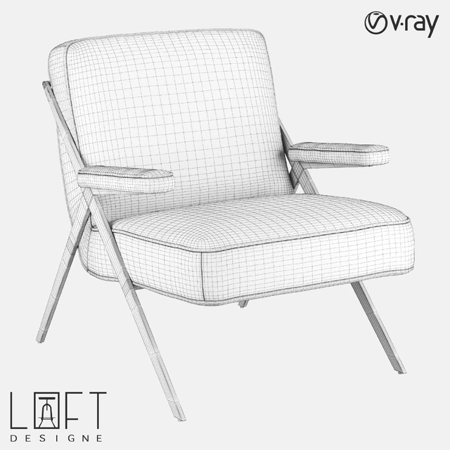 Armchair LoftDesigne 2878 model — Descargar