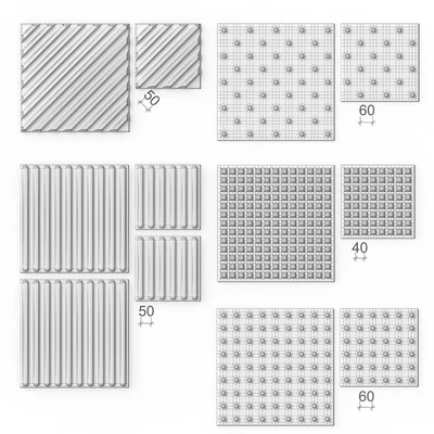Tactile tiles for disabled — Ver 2