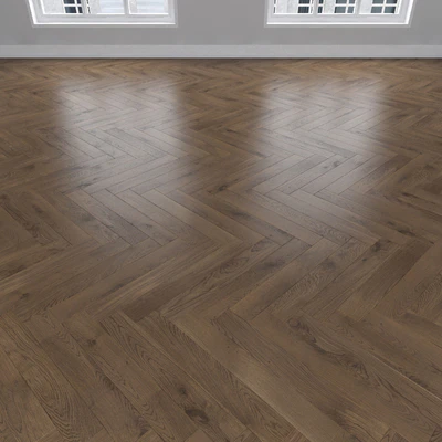 Parquet Oak, 3 types: herringbone, linear, chevron. — Ver 2
